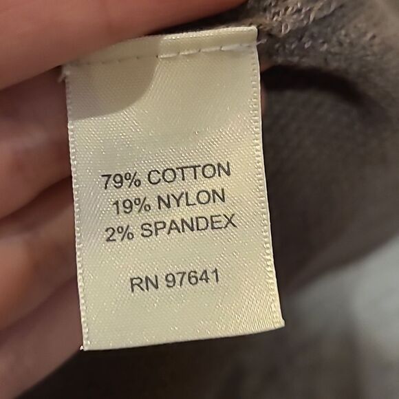 J jill womens brown cotton stretch button‎ front cardigan size large - Picture 4 of 6